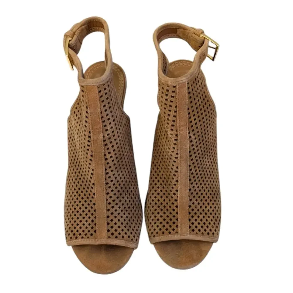 Tory Burch Jesse Block Heel Booties GUC $368 Size 8M    S3370